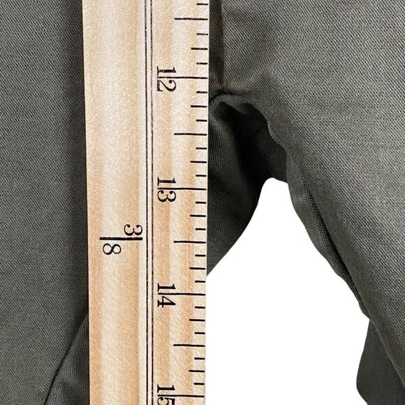 CURRENT / ELLIOTT The Tabloid Crop Pant Sz 2 M Olive Green Boho Chic - Picture 13 of 14